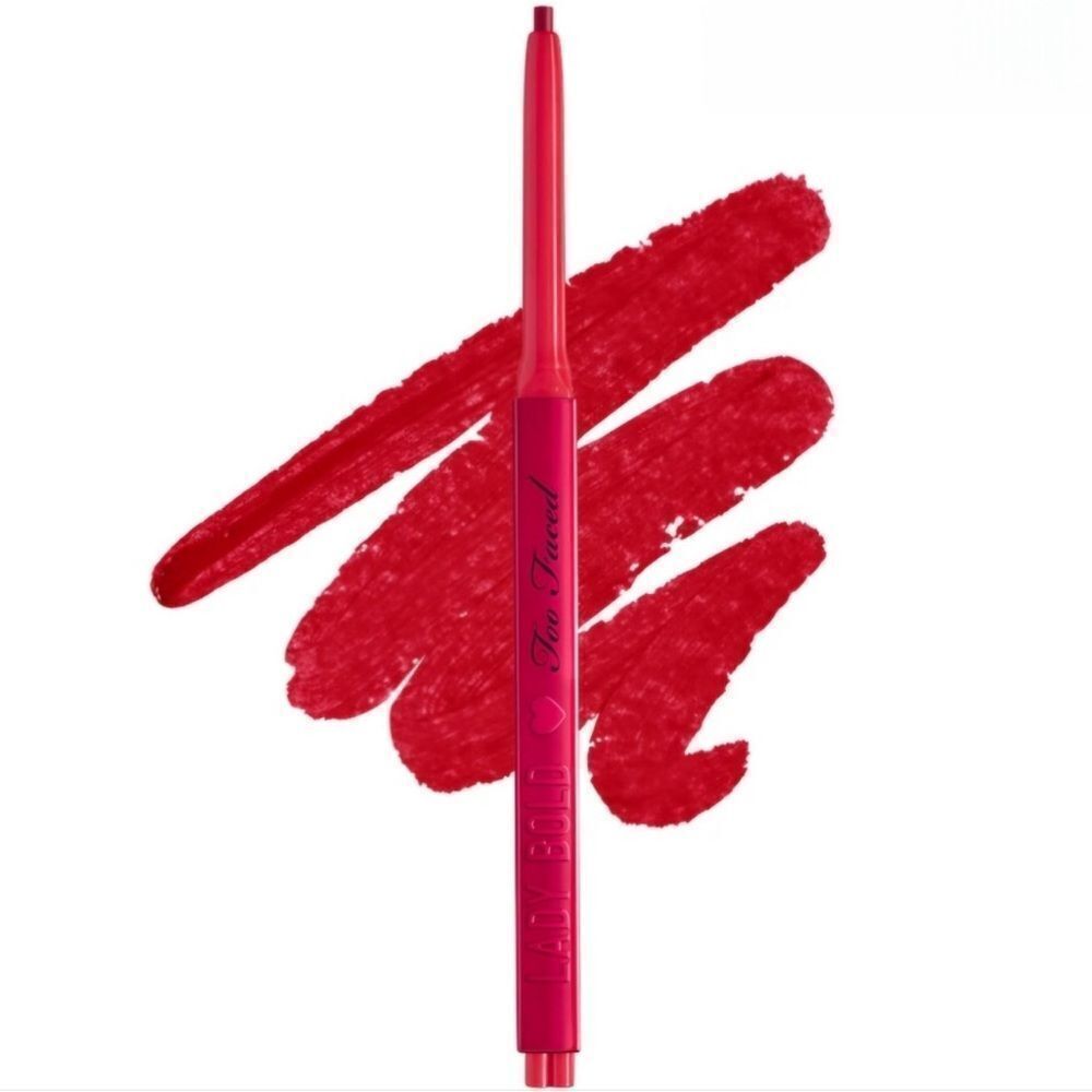 🌻 Too Faced Lip Liner in Lady Bold New Full Size